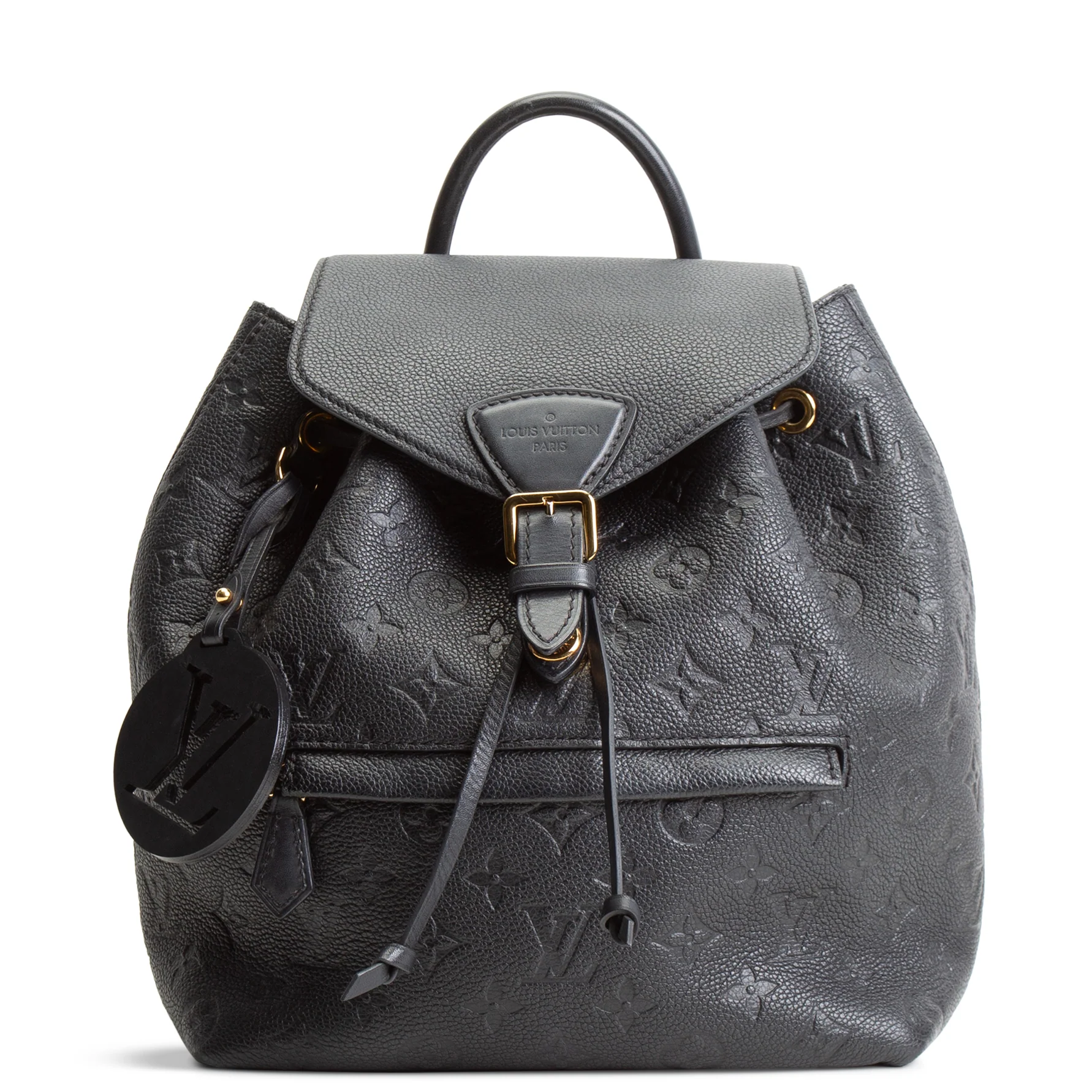 LOUIS VUITTON Monogram Empreinte Montsouris Backpack - Black