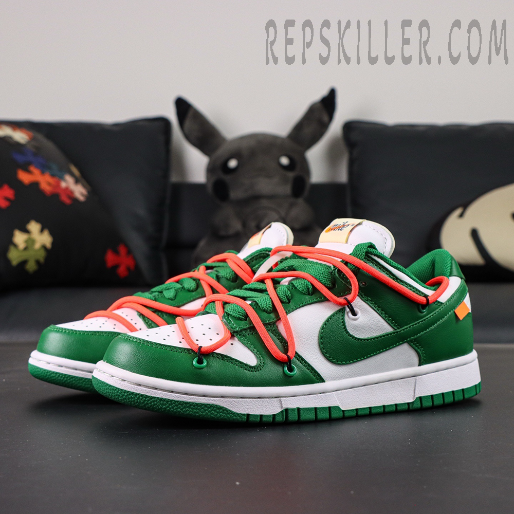 Off-White X Dunk Low 'Pine Green' 2019