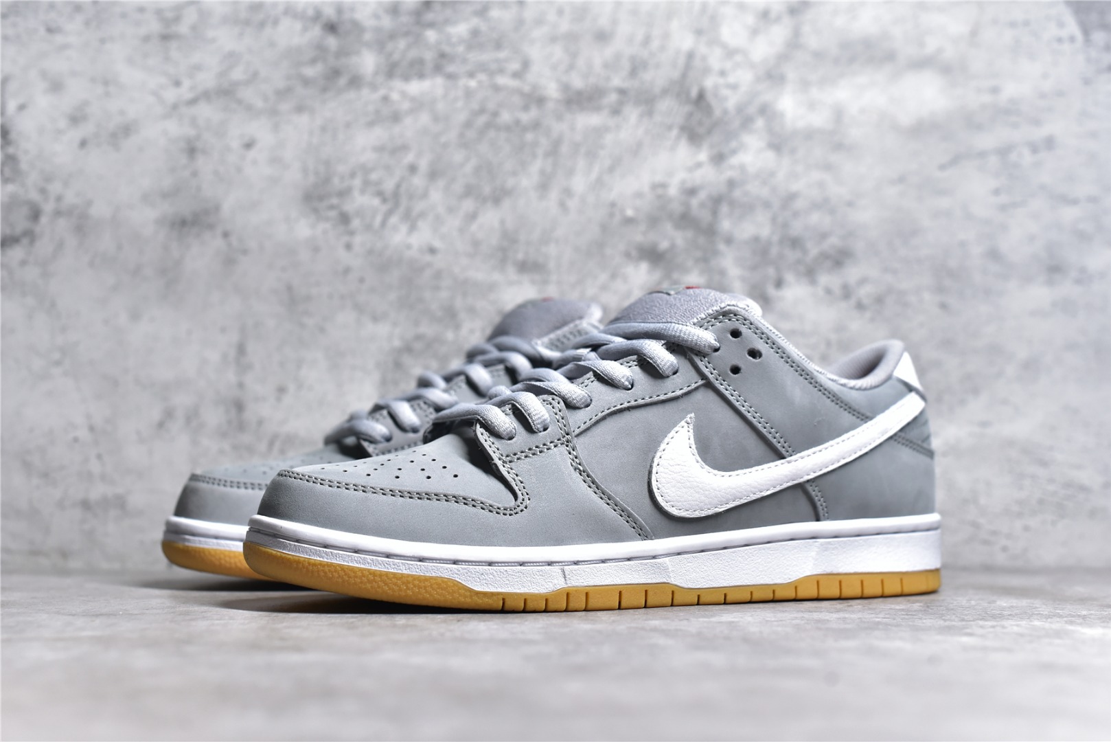 NIKE SB DUNK LOW PRO ISO ORANGE LABEL WOLF GREY DV5464 001