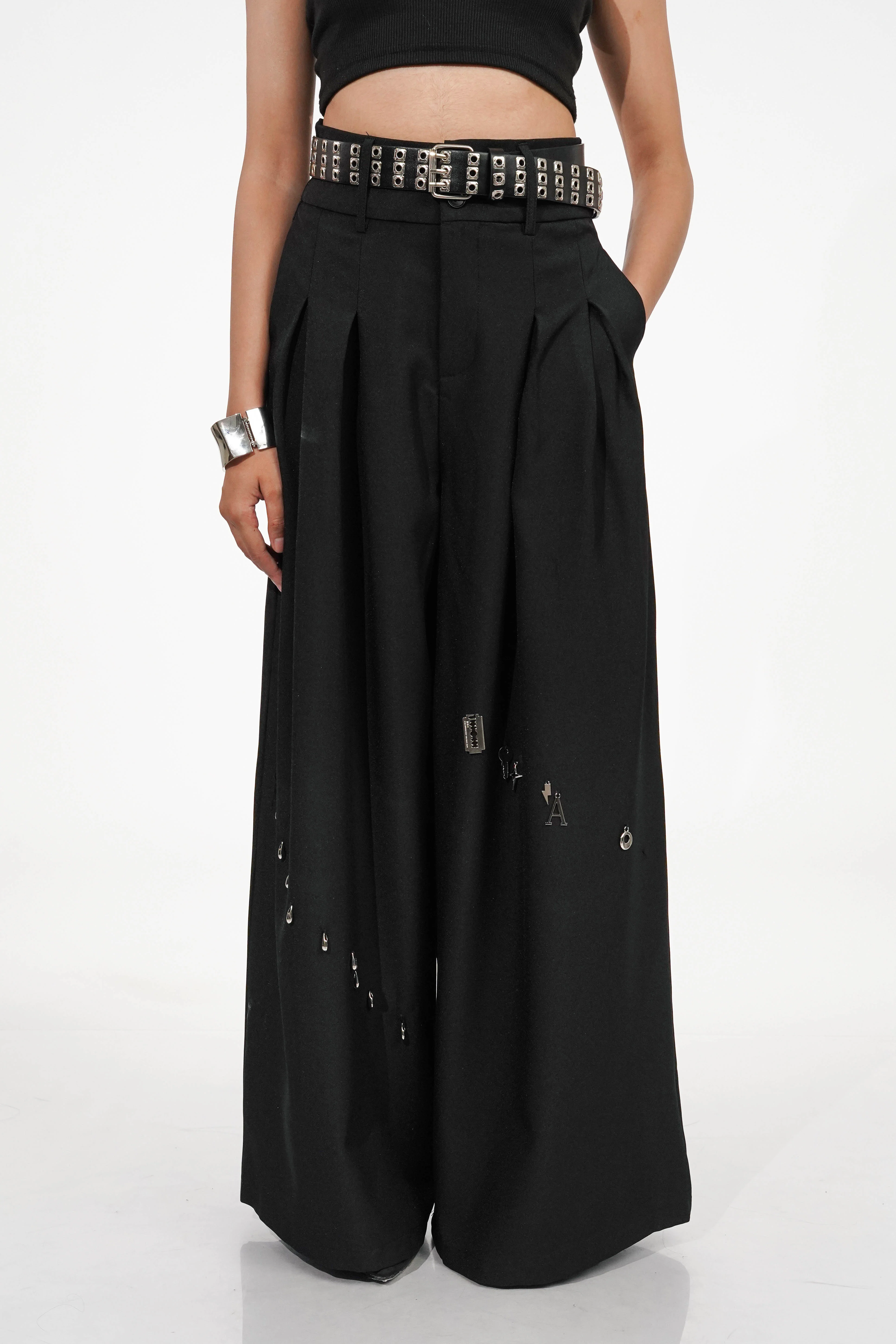 Pin Drop Pleated Pants