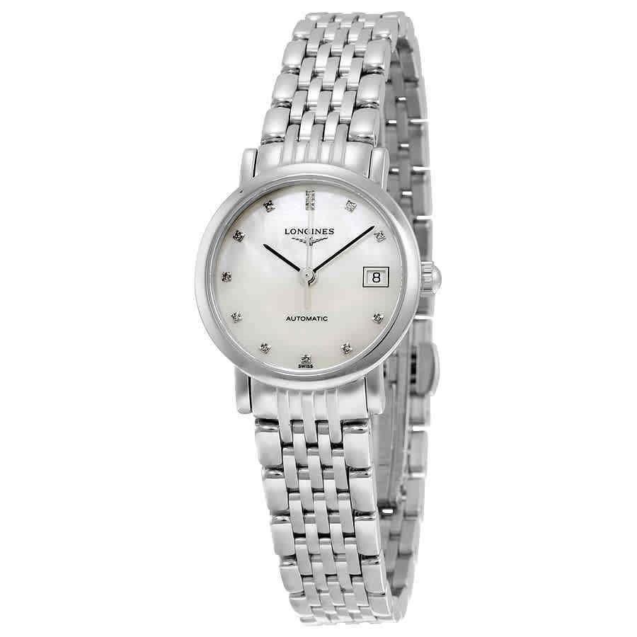 [2026 Mirror Grade]Longines Women's L43094876 Elegant Stainless Steel Watch