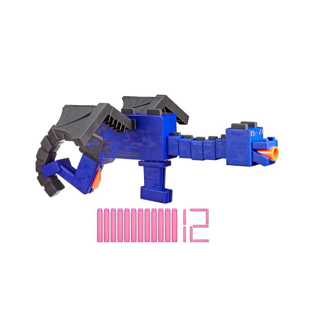 NERFWyrzutnia Nerf Minecraft Ender Dragon, 12 strzałek