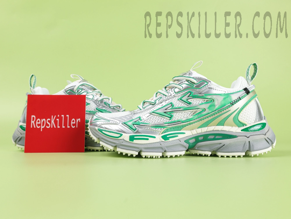 Off-White C/O Virgil Abloh Be Right Back “Silver Green”