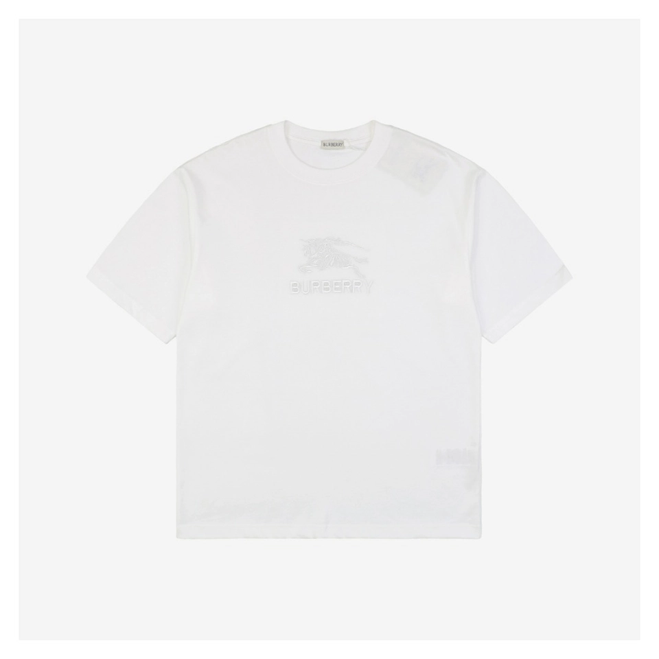 BBry Equestrian Knight Embroidered T-Shirt (Black/White)