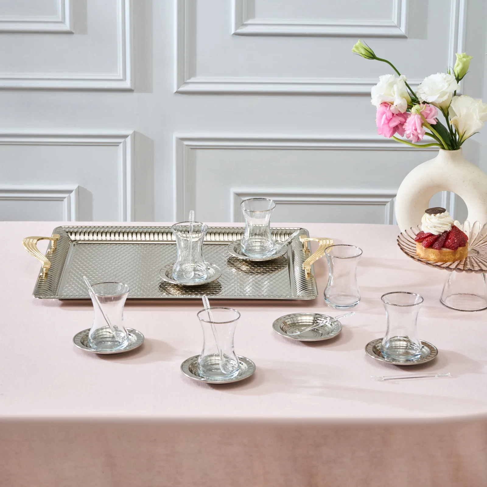 Karaca River 19-teiliges Teeservice