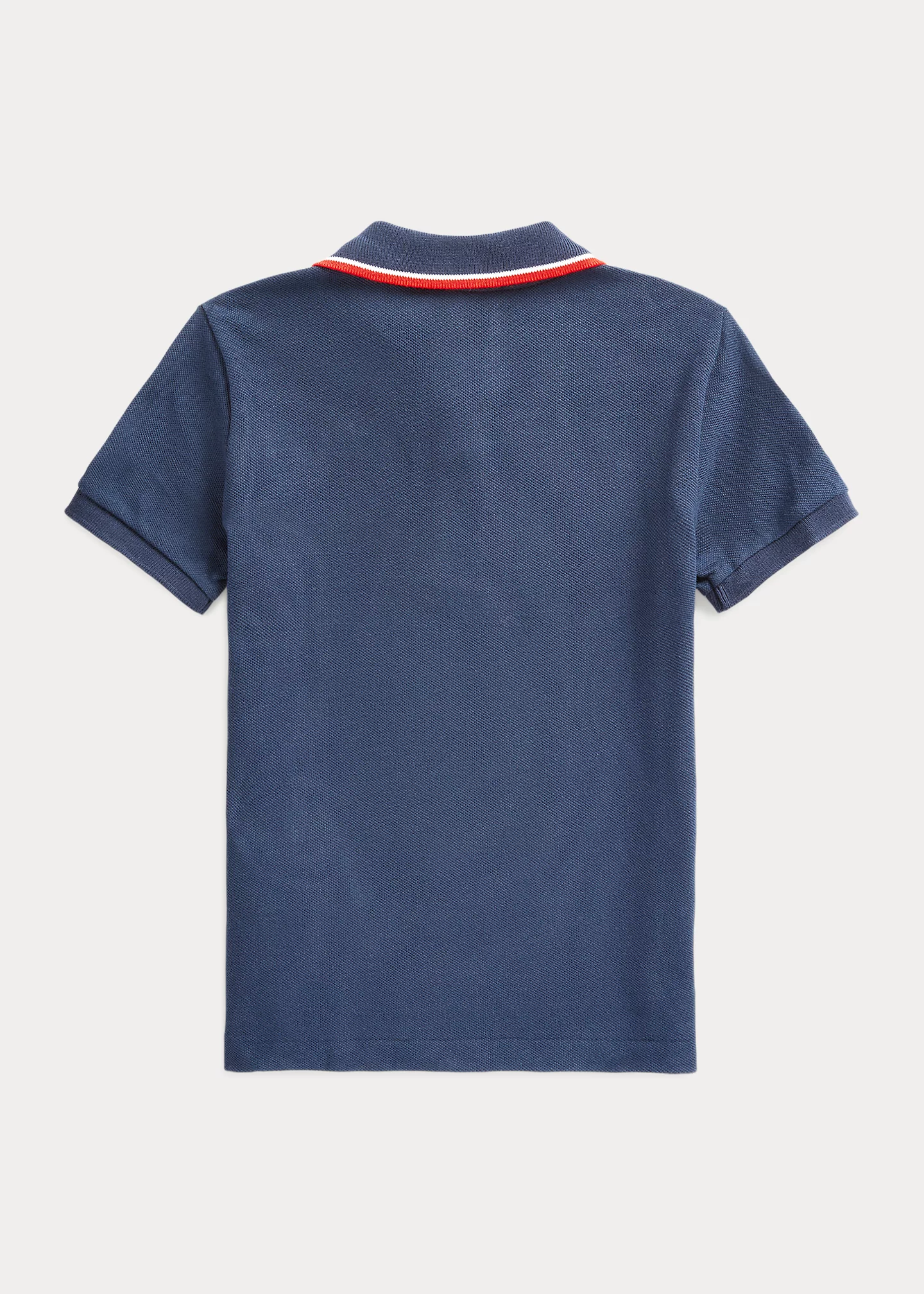 Triple-Pony Cotton Mesh Polo Shirt