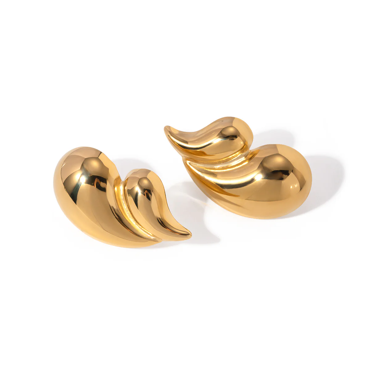 Gold Wing Earring