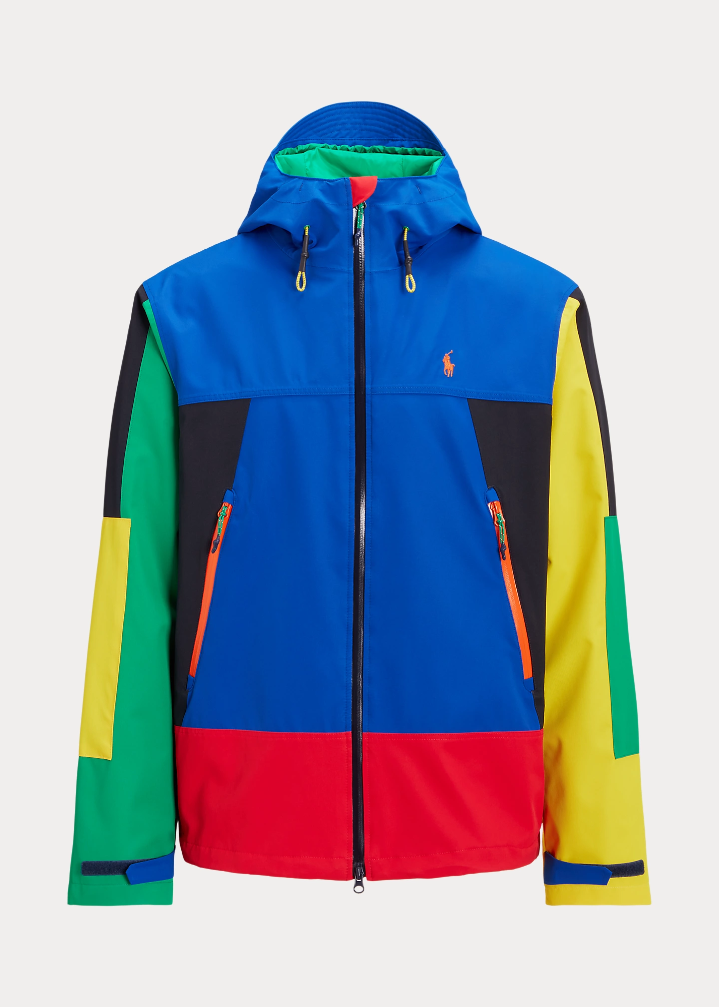 Color-Blocked Water-Resistant Jacket