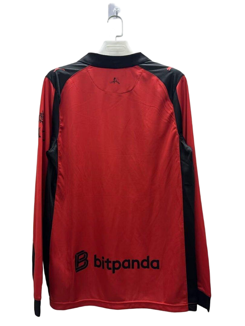 AC Milan Football Jersey Fourth Away Long Sleeve Custom Shirt 2025/26