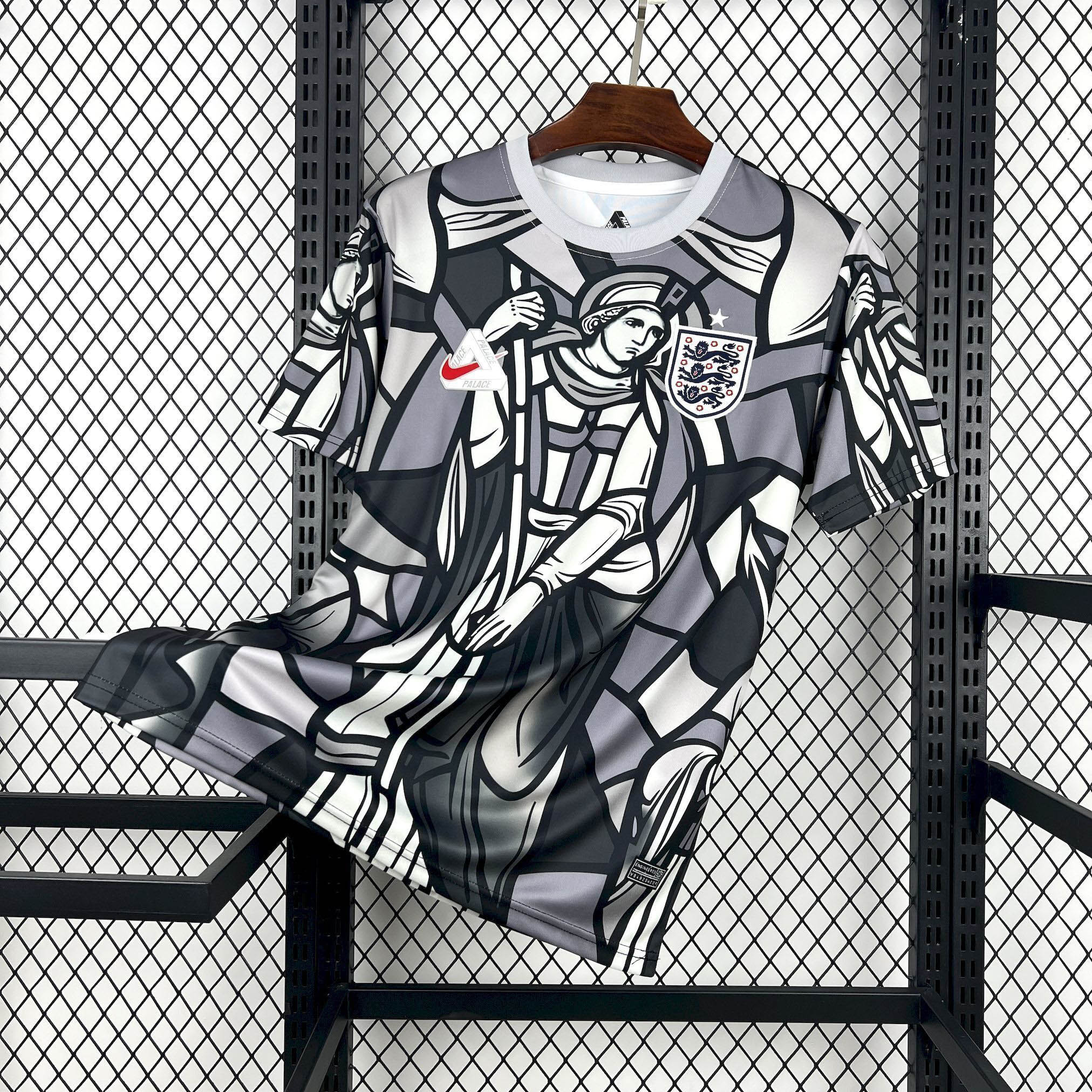 2026 England Pre-Match Collaboration Edition Grey Crew Neck Football Shirt 1:1 Thai Quality