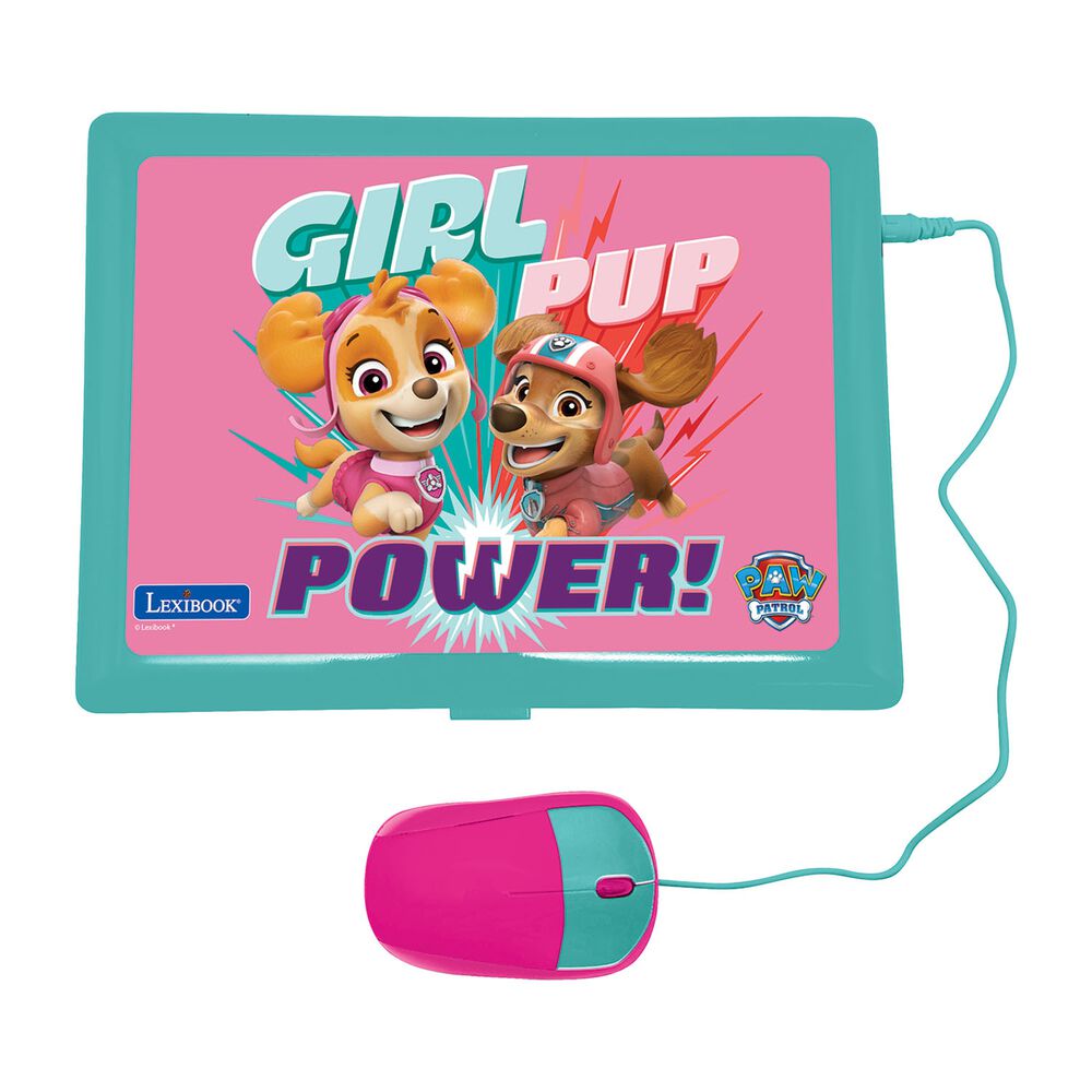 LEXIBOOKLaptop edukacyjny Psi Patrol Girl Lexibook, ekran LCD, z myszą i klawiaturą