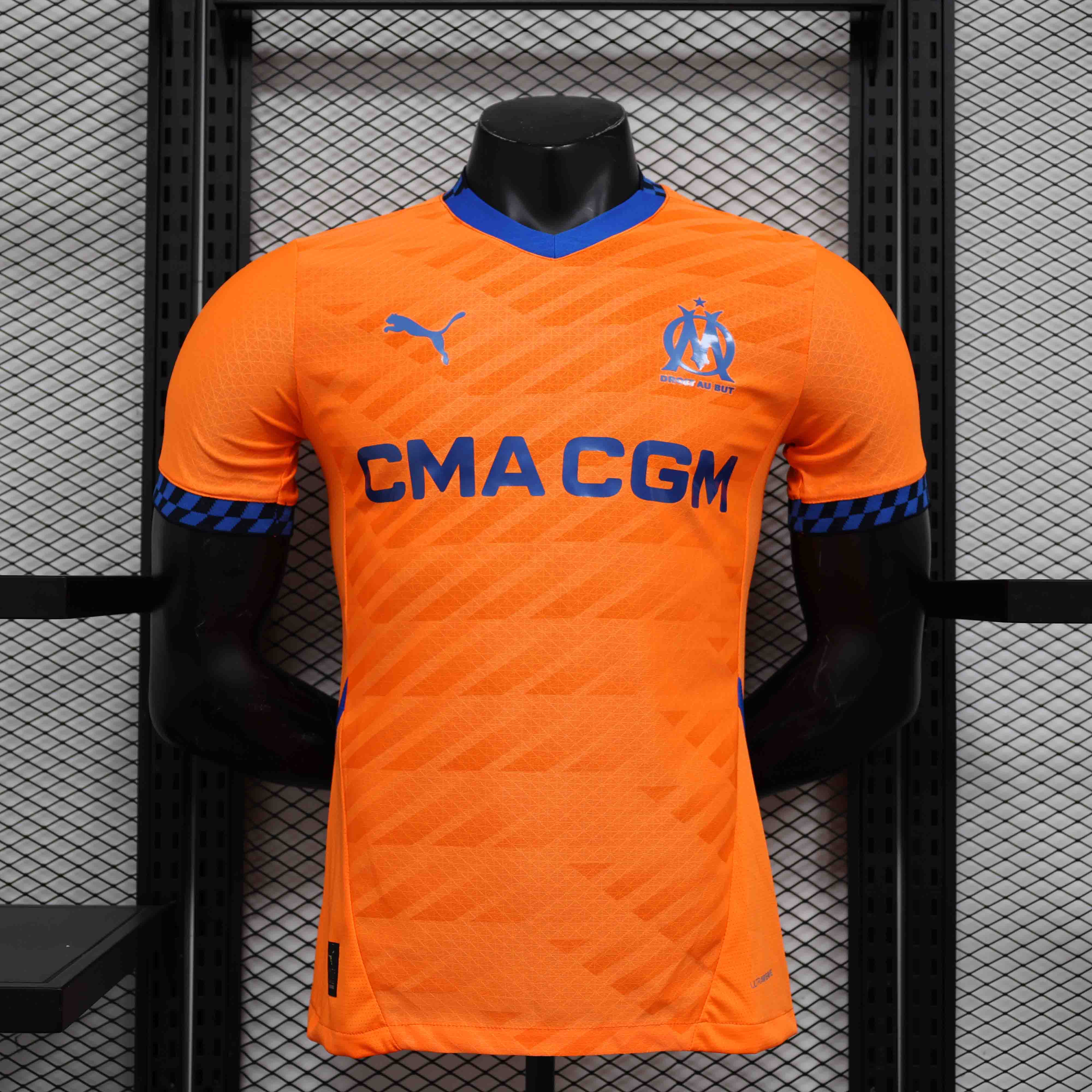 Marseille Authentic Soccer Jersey Third Away Shirt 2024/25