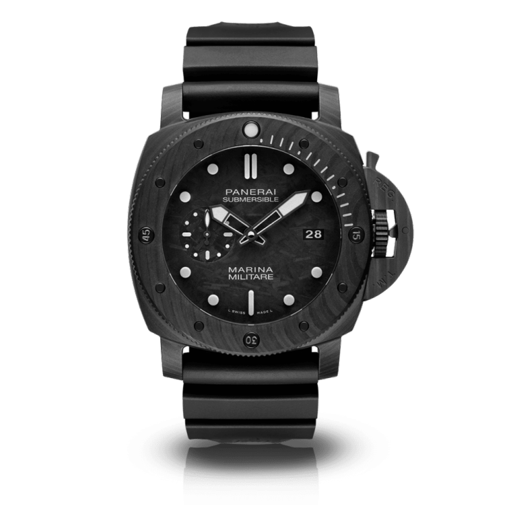 [2026 Mirror Grade]Submersible Full Black Marina Militare Carbotech™ 47mm