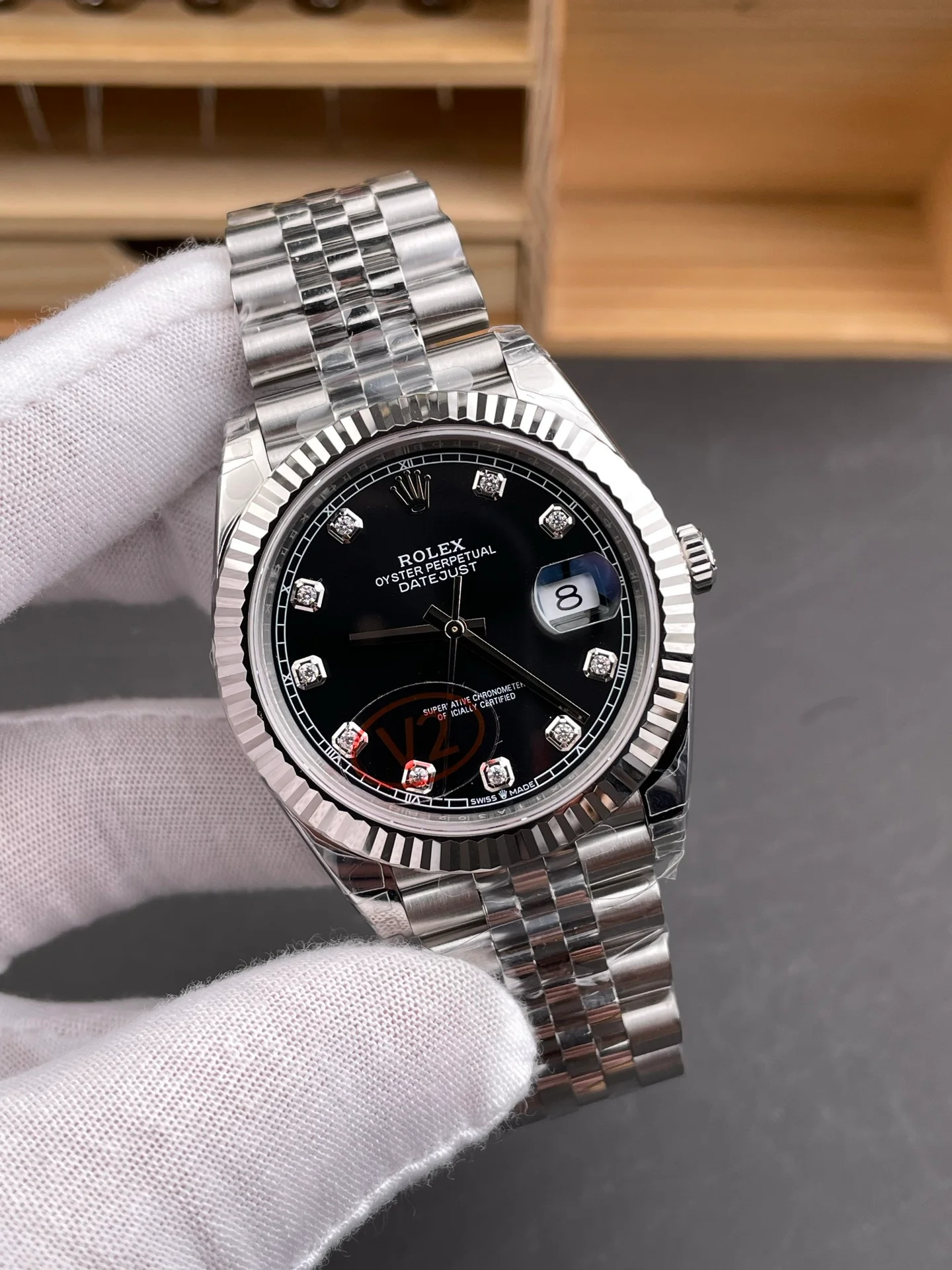 Black Diamond Dial Datejust V2 Version