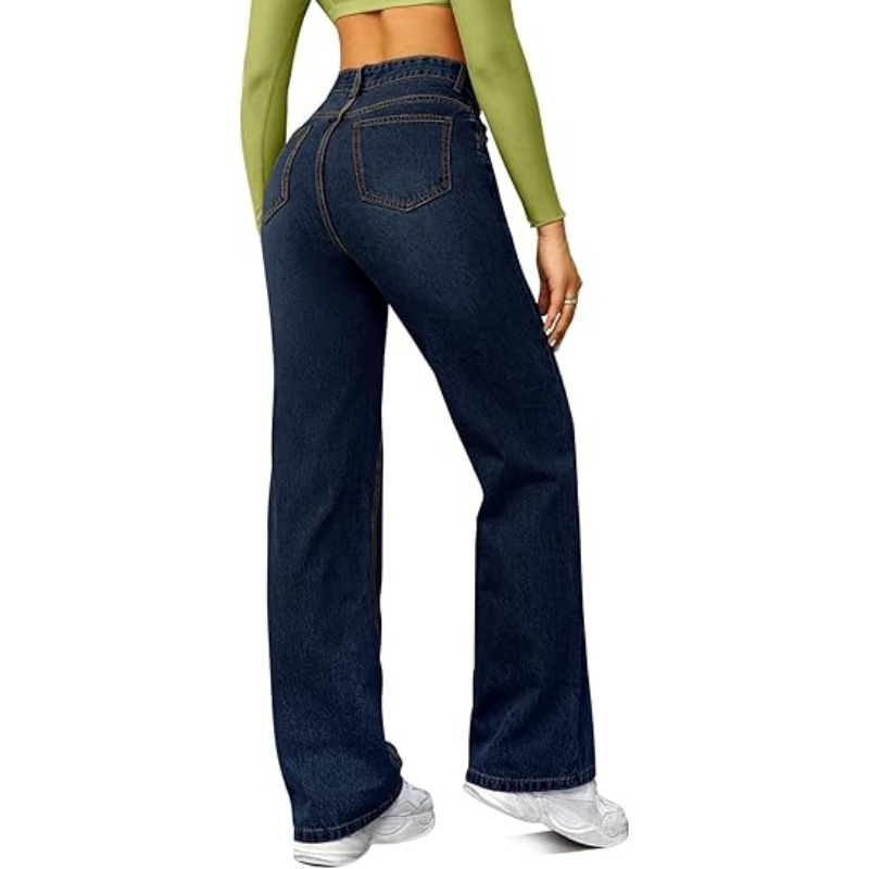 CHICDENLY Straight Leg Jeans for Women