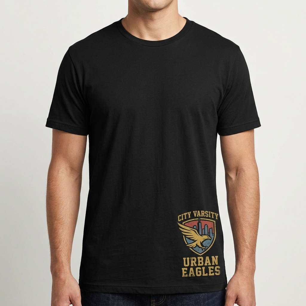 City Varsity Tee, Vintage Athletic Graphic T-Shirt, Unisex Streetwear Shirt CityTee2