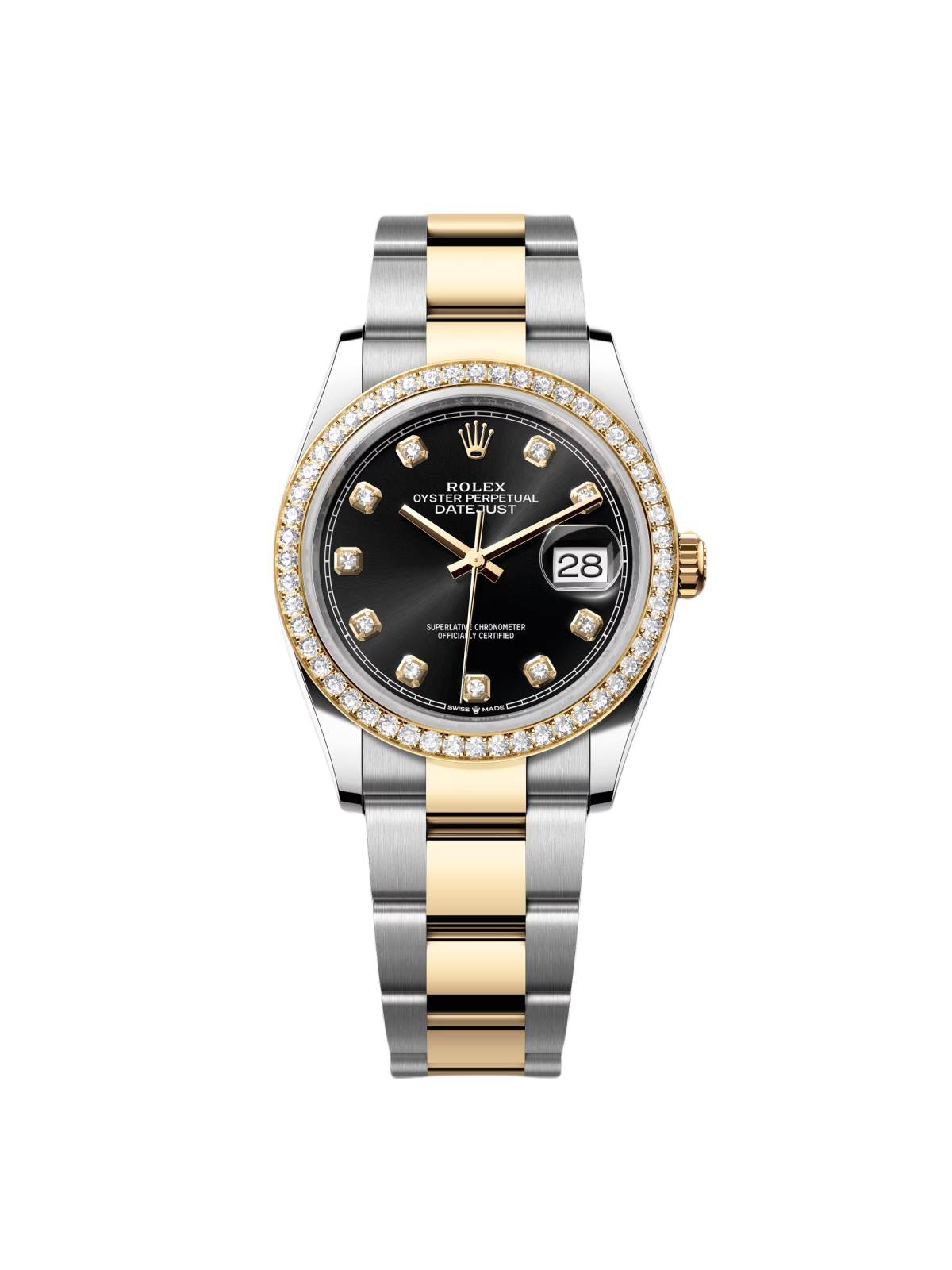 [2026 Mirror Grade]RLX  Datejust 36mm 126283 Bright Black Dial Oyster Bracelet Watch