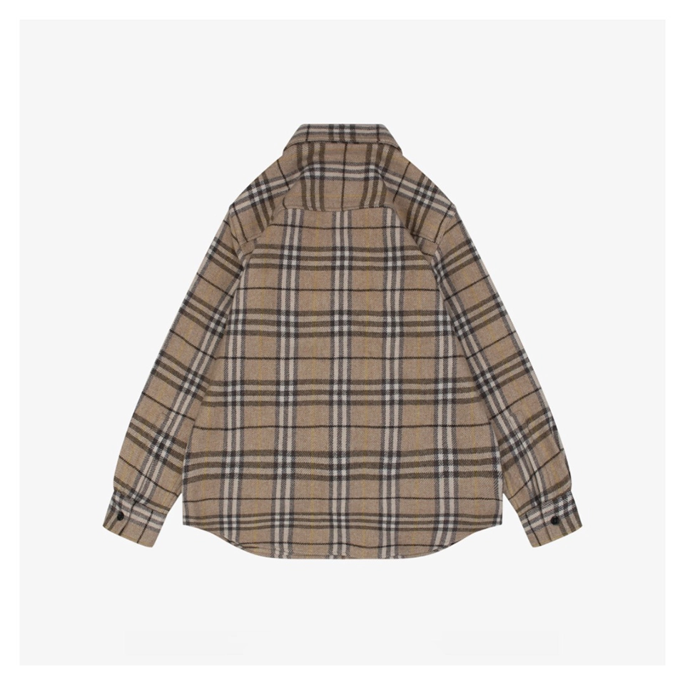 BBry Wool Check Two-Pocket Shirt