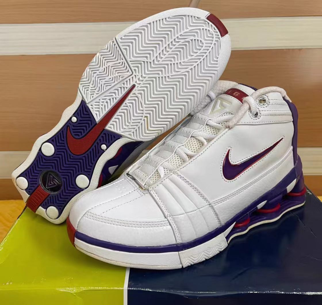 Nike Shox VC 4 White Purple Red