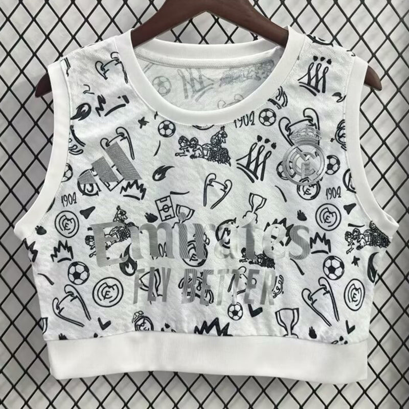 Real Madrid Special Edition Women's Vest Soccer Jersey 2025/26