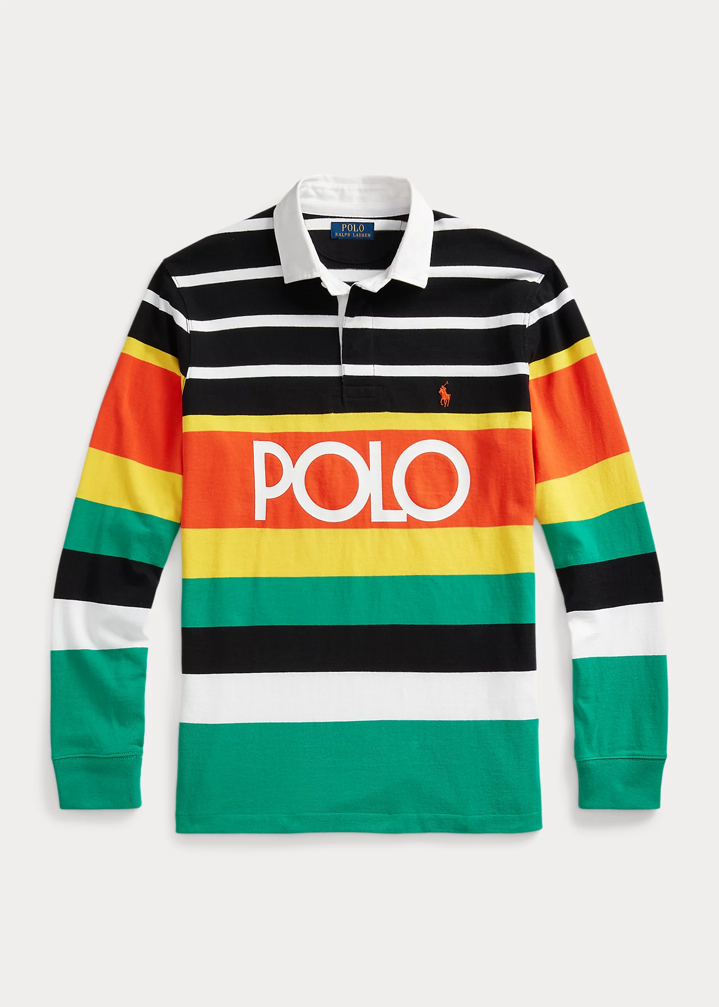 Classic Fit Logo Jersey Rugby Shirt