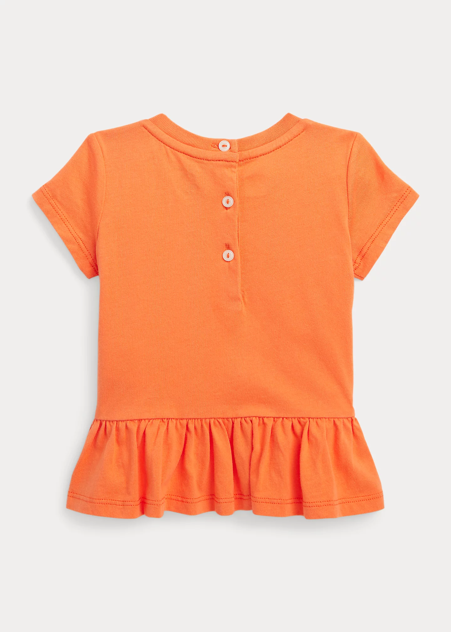Polo Bear Cotton Jersey Peplum Tee