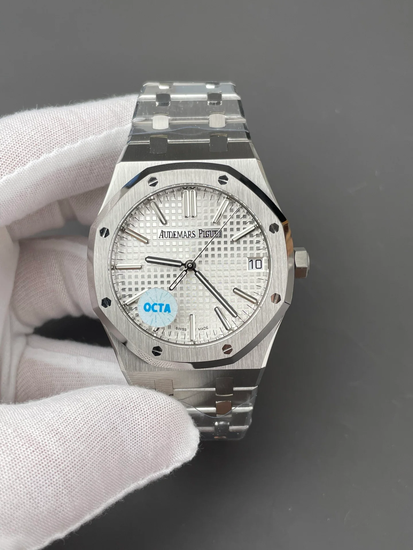 Royal Oak 15510 White Dial