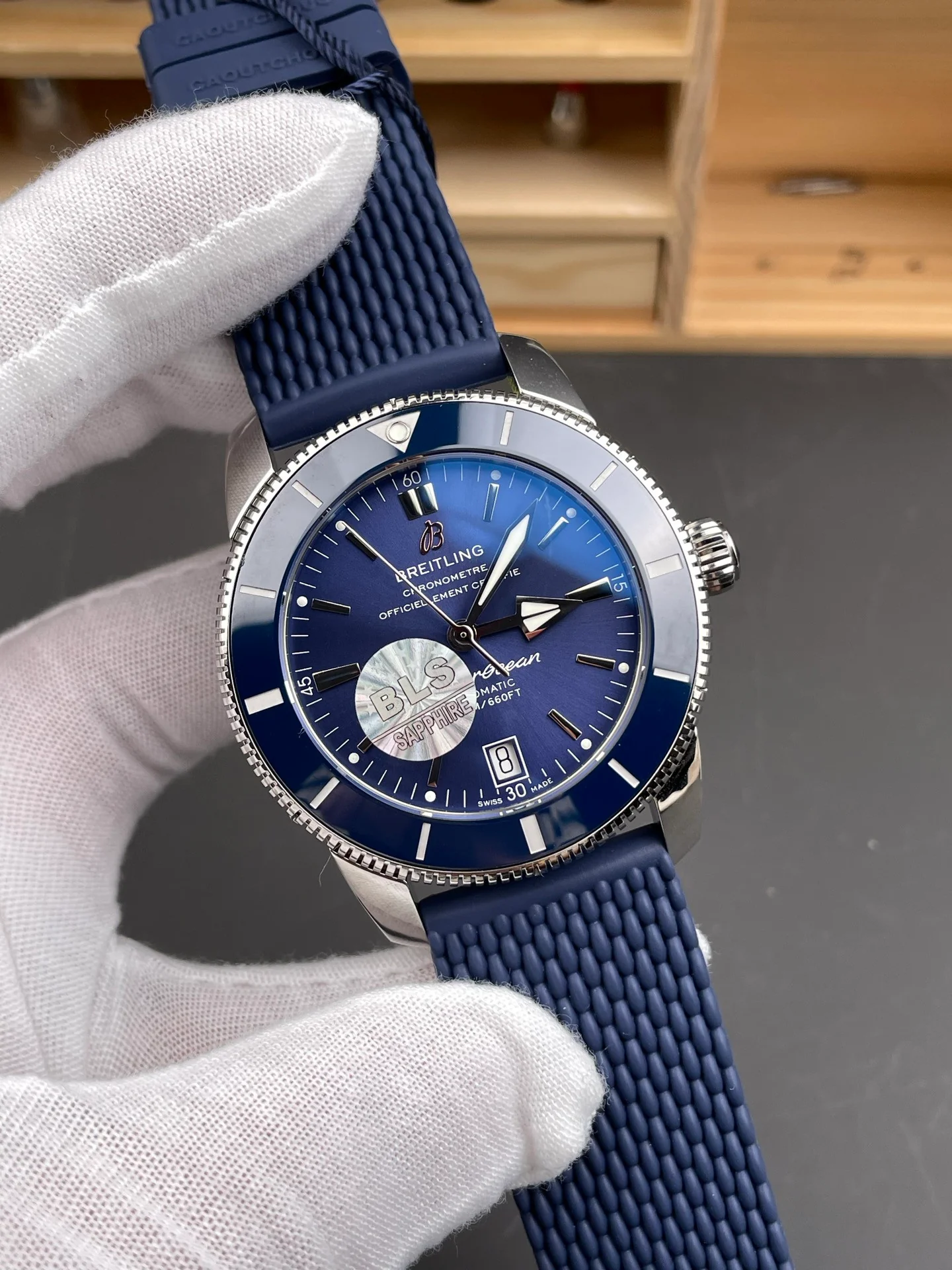 Superocean Heritage Blue Dial