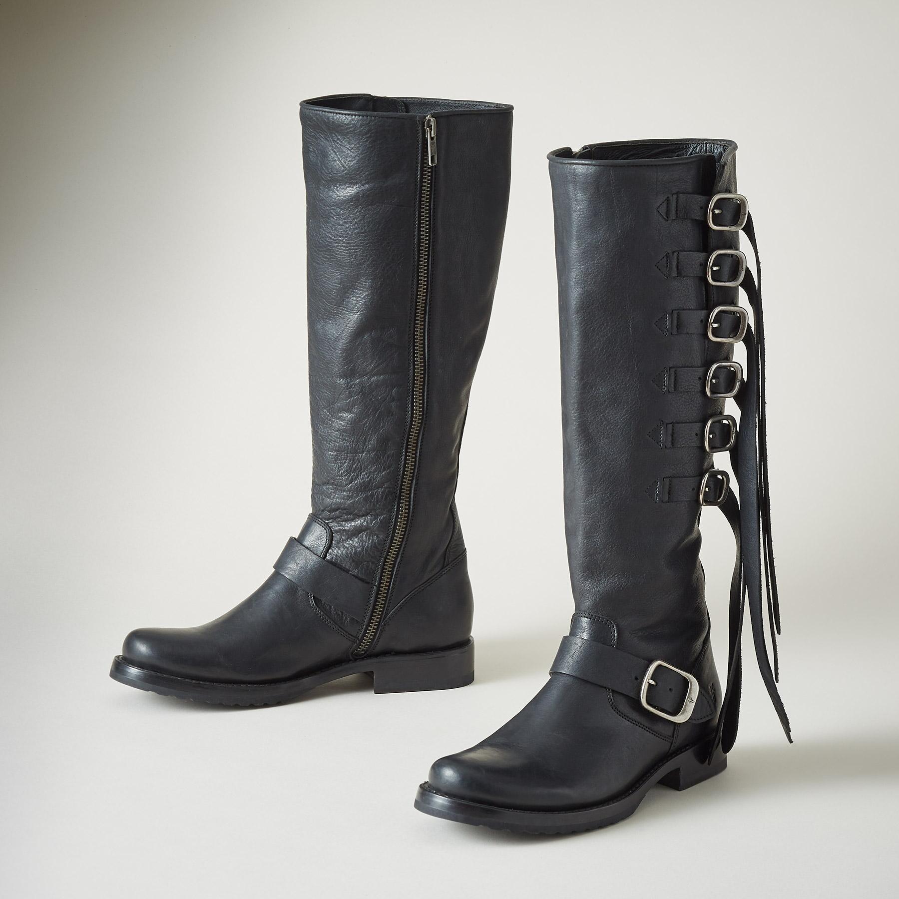 Veronica Strap Tall Boots