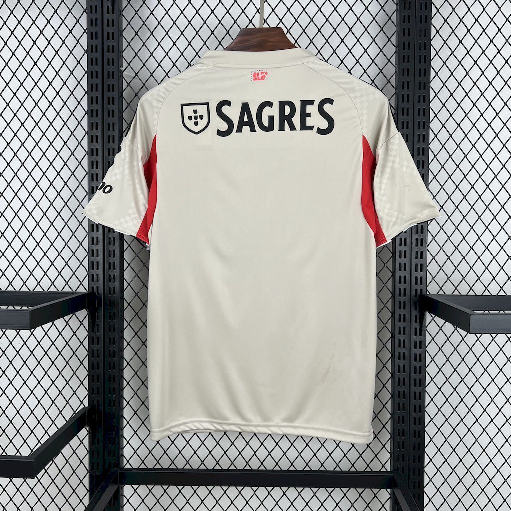 Benfica Soccer Jersey Away Custom Shirt 2025/26
