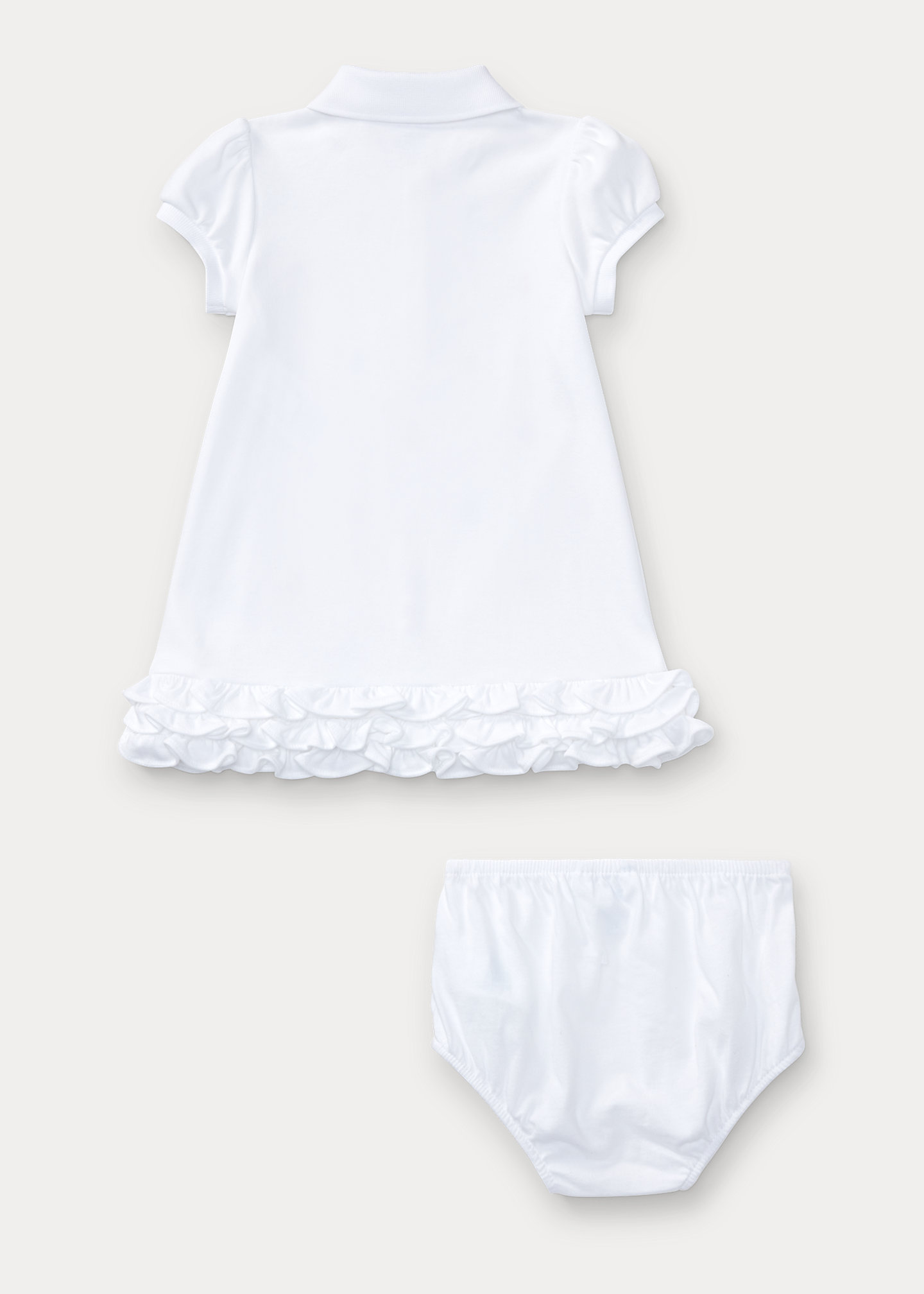 Ruffled Polo Dress & Bloomer