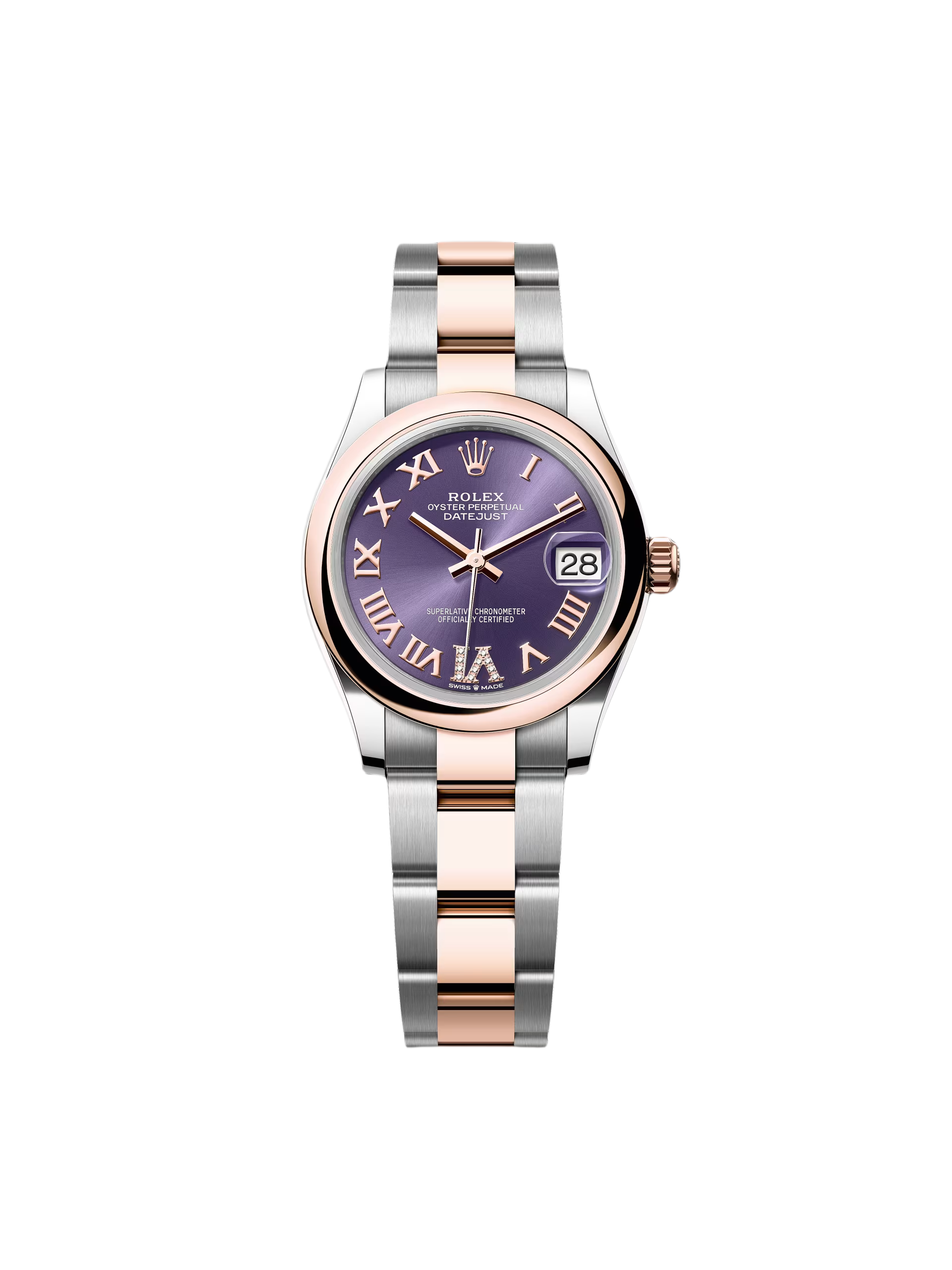 [2026 Mirror Grade]RLX Datejust m278241-0019/0020 Aubergine 31mm Dial Oyster Bracelet Watch
