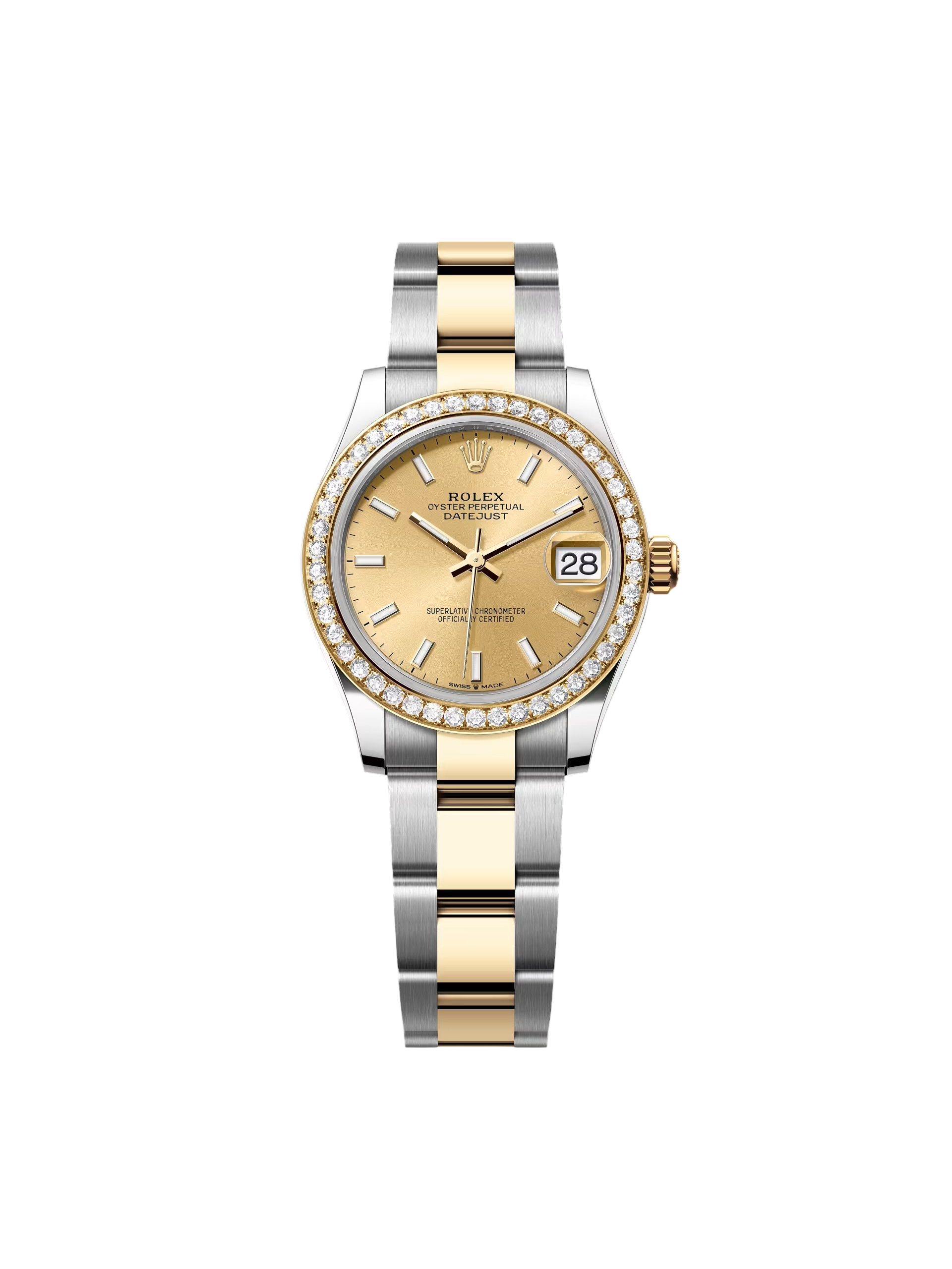 [2026 Mirror Grade]RLX Datejust m278383-0013/0014  31mm Champagne Dial Oyster Bracelet