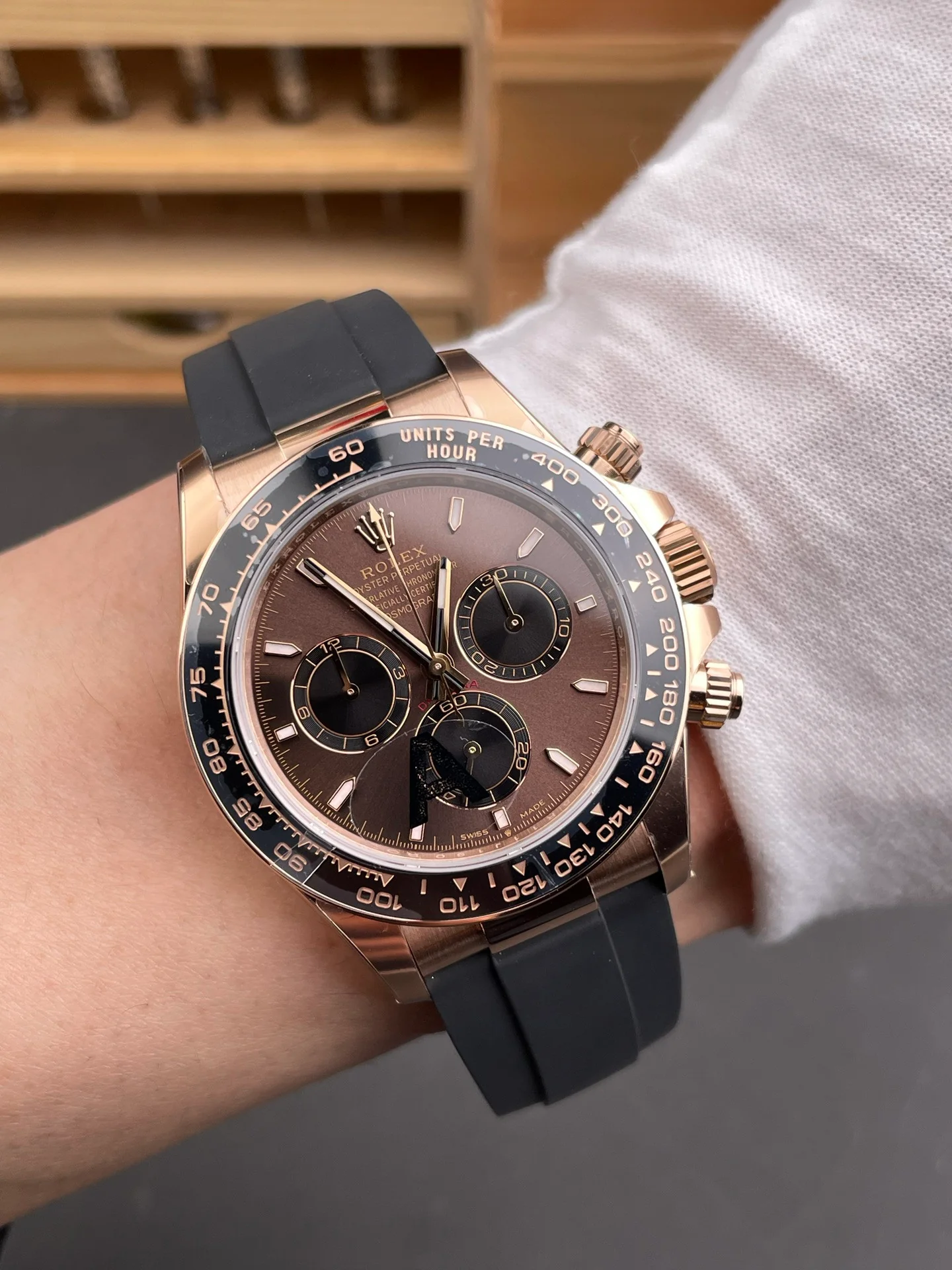 New Chocolate Daytona Rose Gold