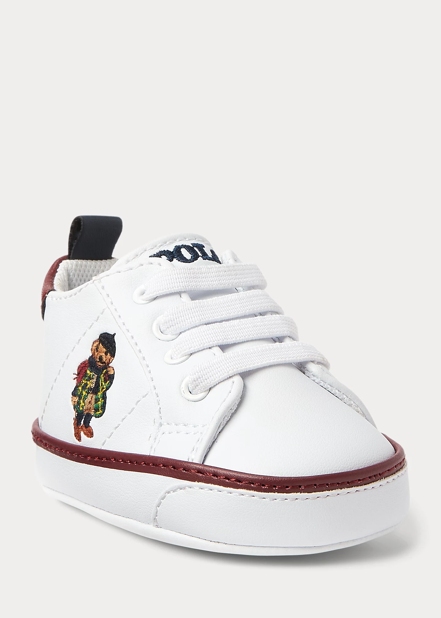 Quilton Polo Bear Faux-Leather Sneaker