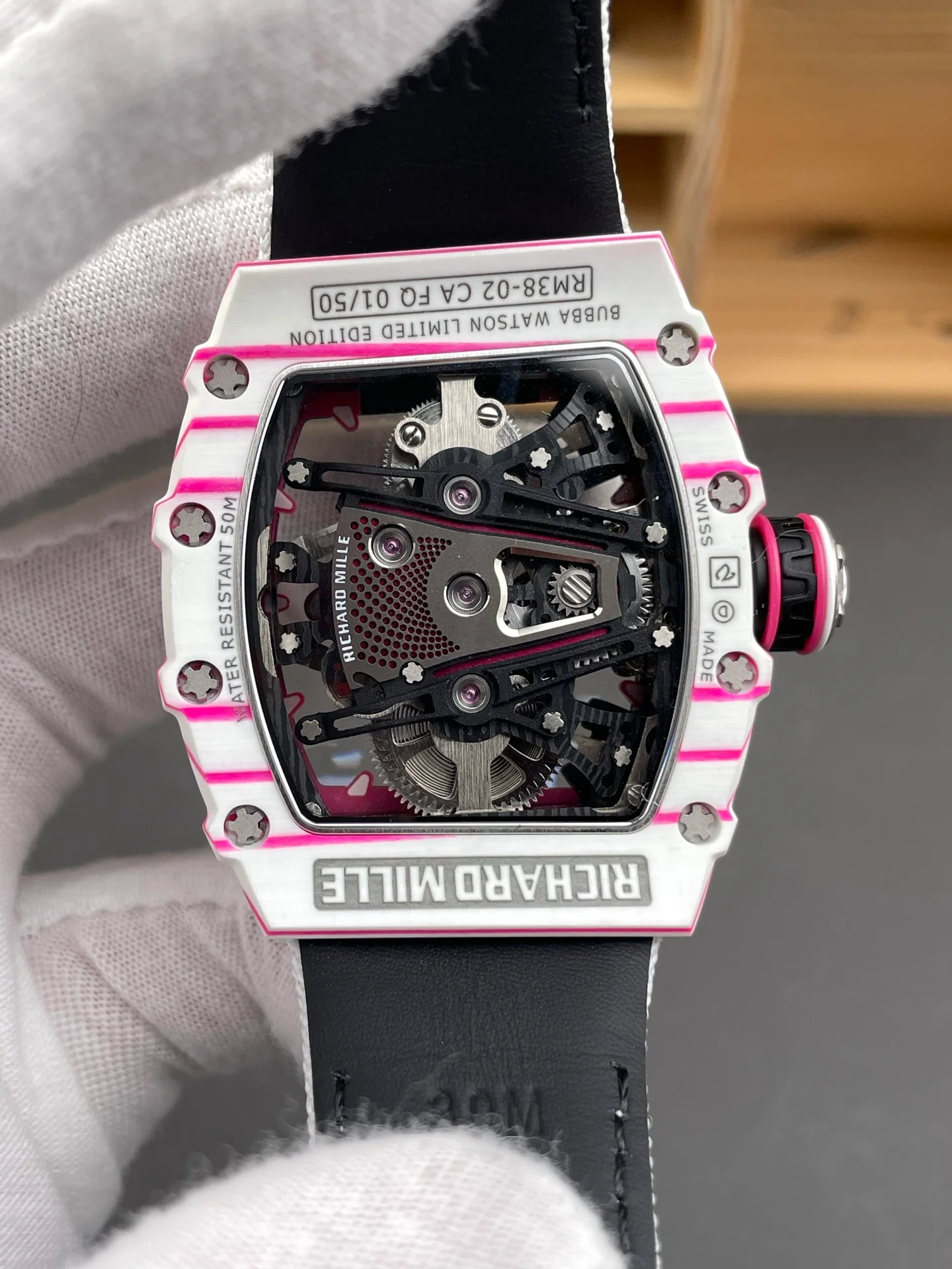 RM38-02 Carbon Fiber Pink
