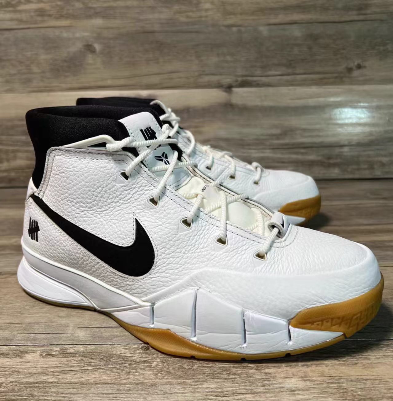 Nike Zoom Kobe 1 Protro x Undefeated "White/Black/Gum"