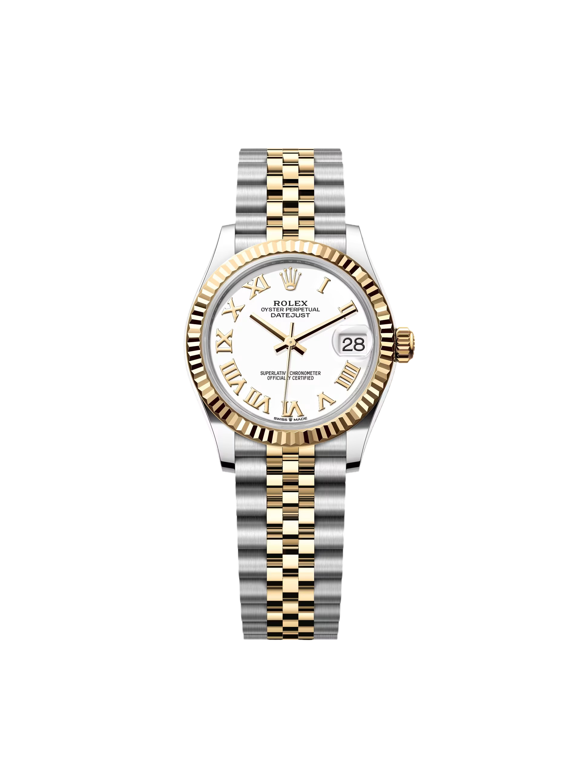 [2026 Mirror Grade]RLX Datejust m278273-0001/0002 31mm White Dial Stainless Steel and Yellow Gold Oyster Watch
