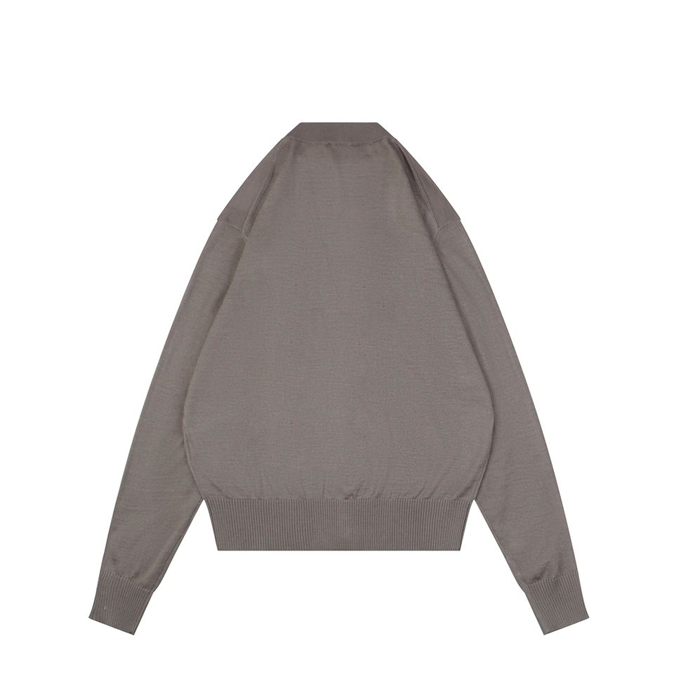 Ami Paris Ami De Cœur Wool Blend Cardigan