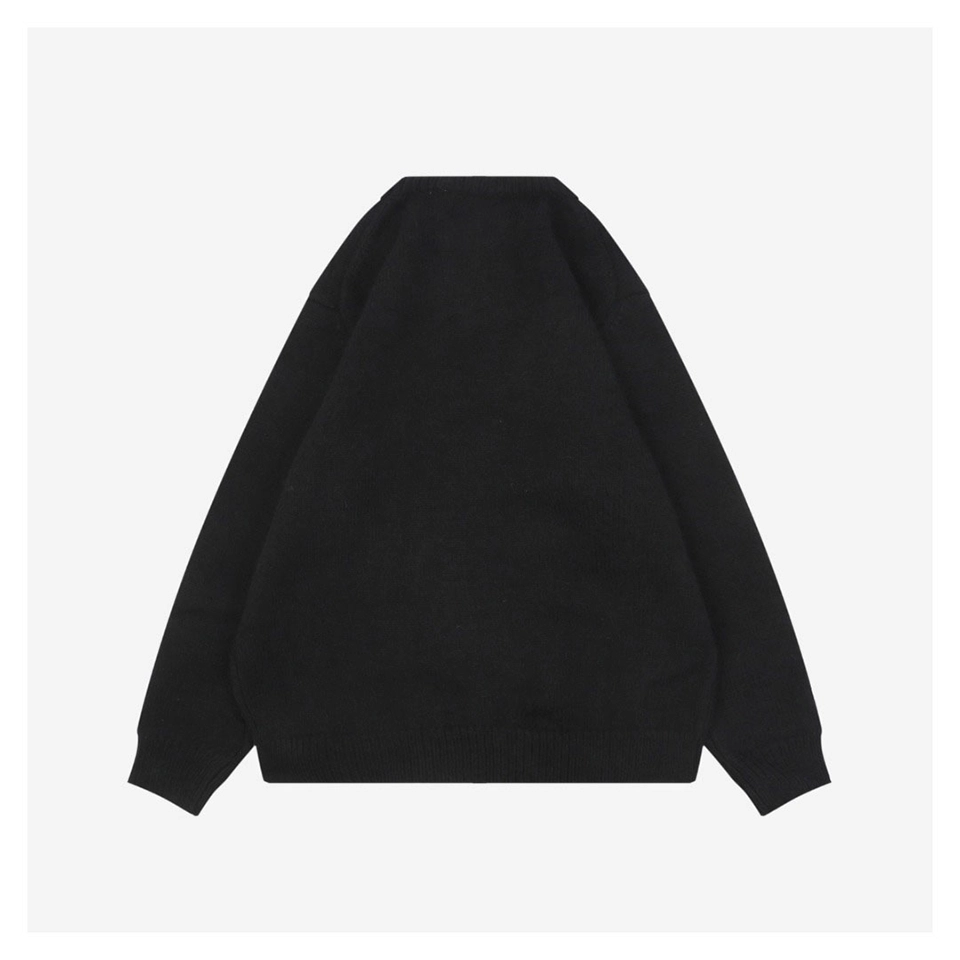 BBry Horse Logo Wool Knit Sweater (Black/Grey)