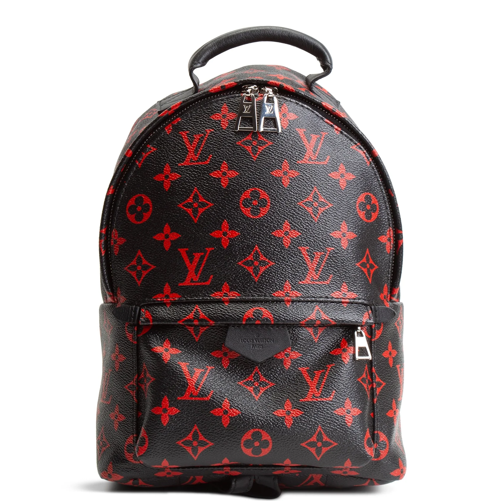 LOUIS VUITTON Infarouge Monogram Palm Spring PM Backpack - Black/Red