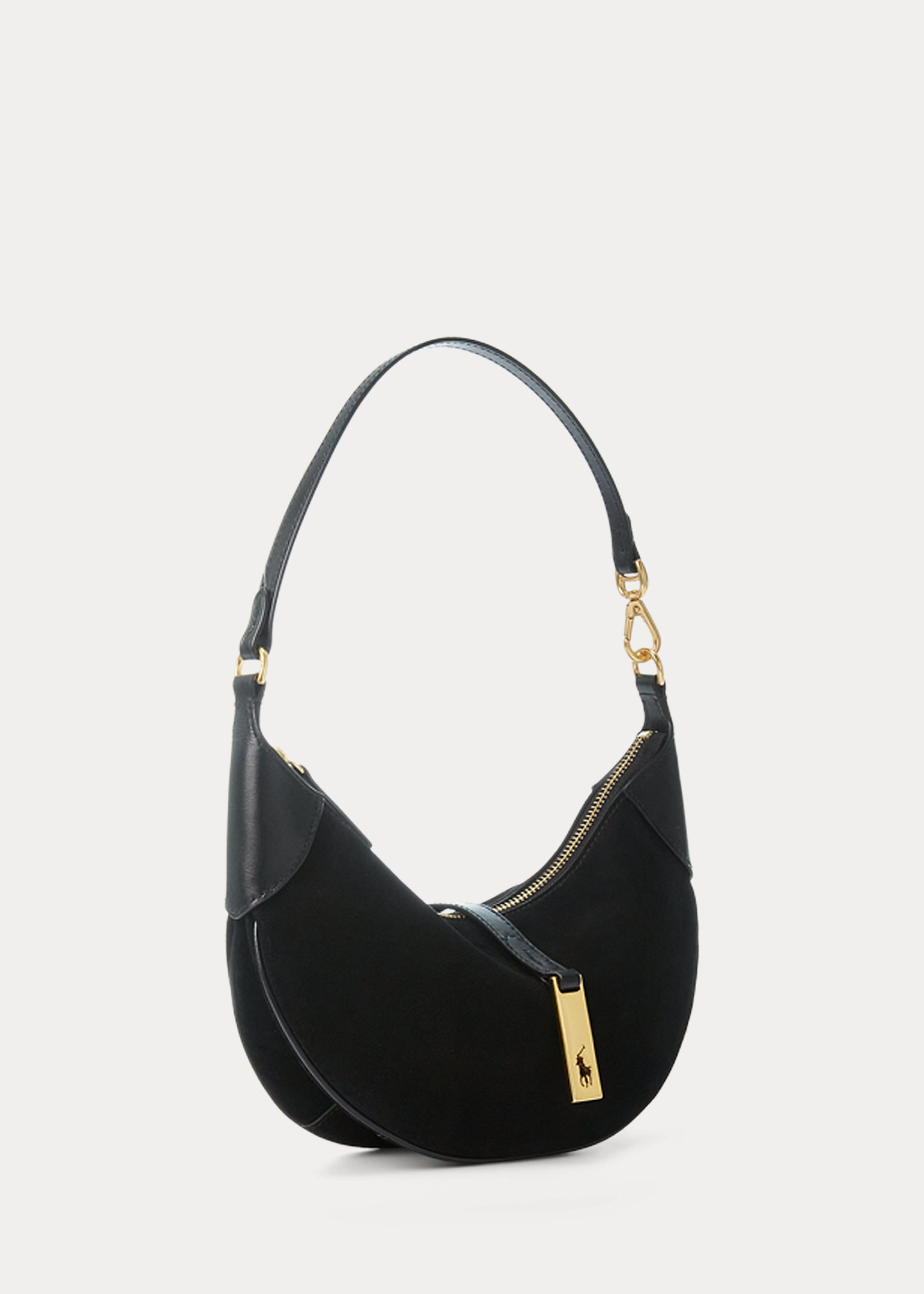 Polo ID Suede Mini Shoulder Bag