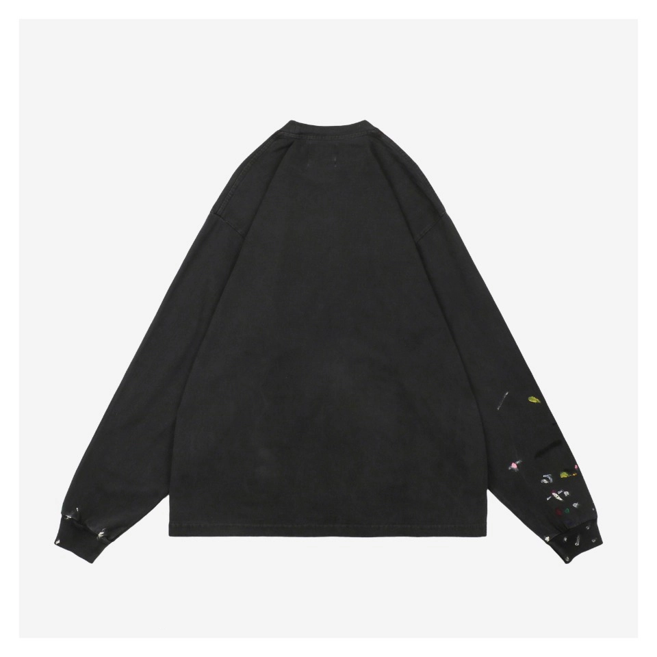 Gallery Dept Pink Letter Graffiti Painted Print Shirt