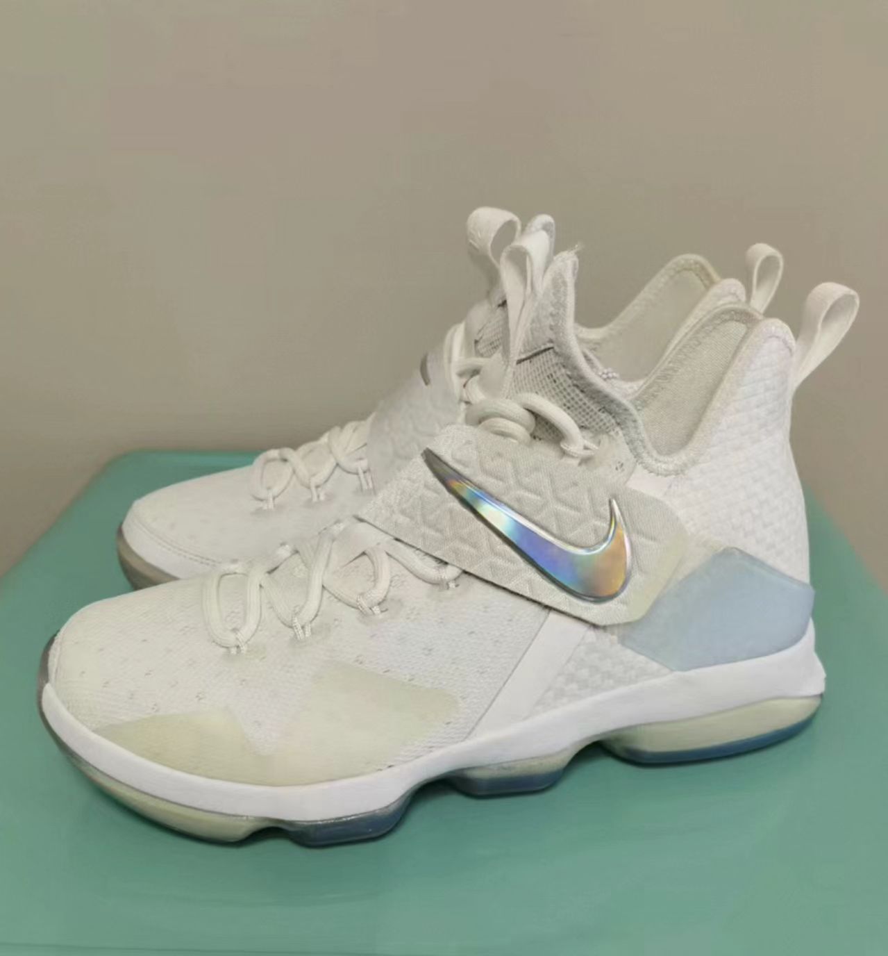 Nike LeBron 14 White Iridescent
