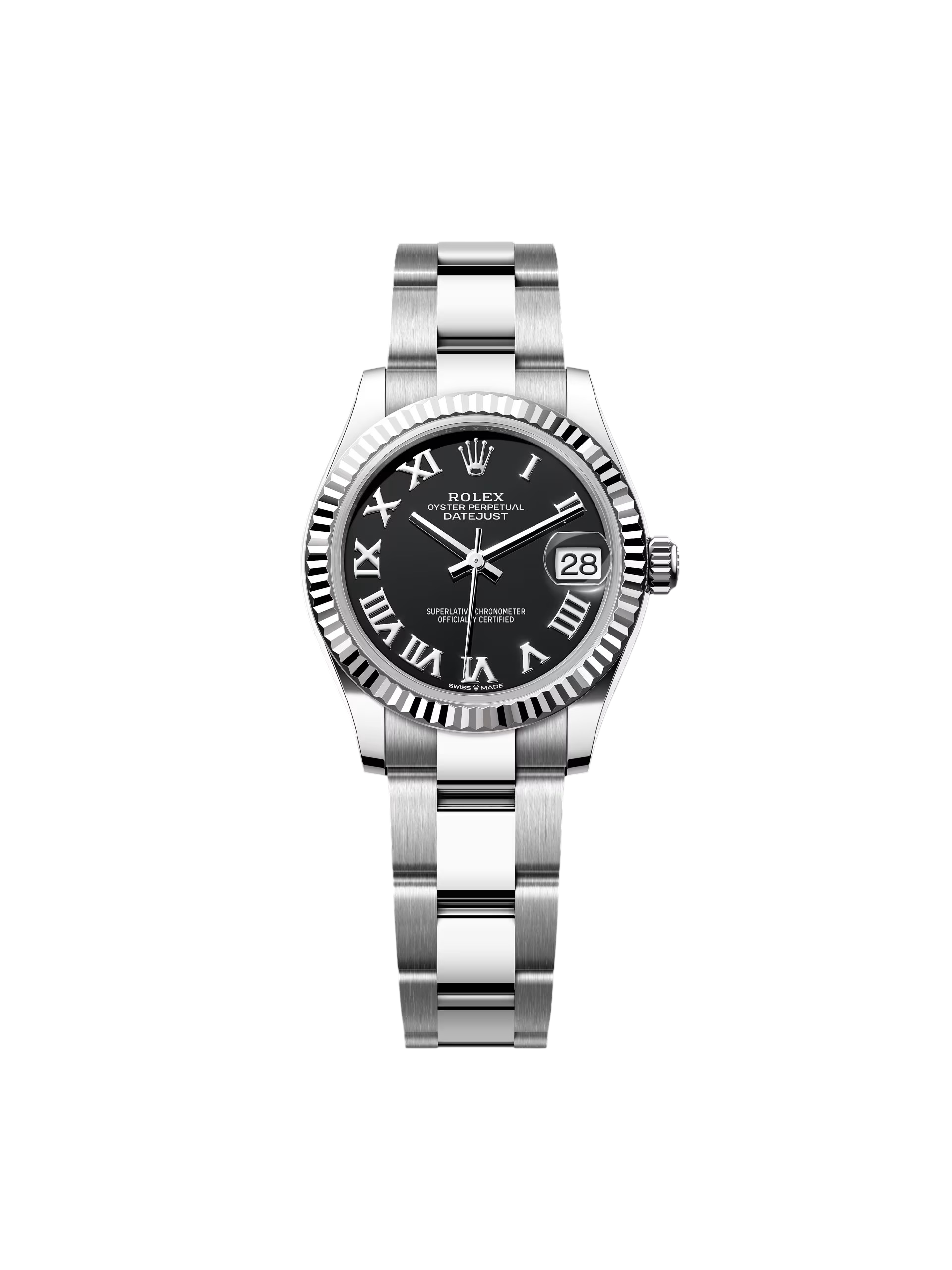 [2026 Mirror Grade]RLX Datejust m278274-0001/0002 Bright Black Dial 31mm Oyster Bracelet