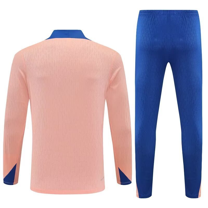 2025 France Orange Training Kits Long Football Track suits