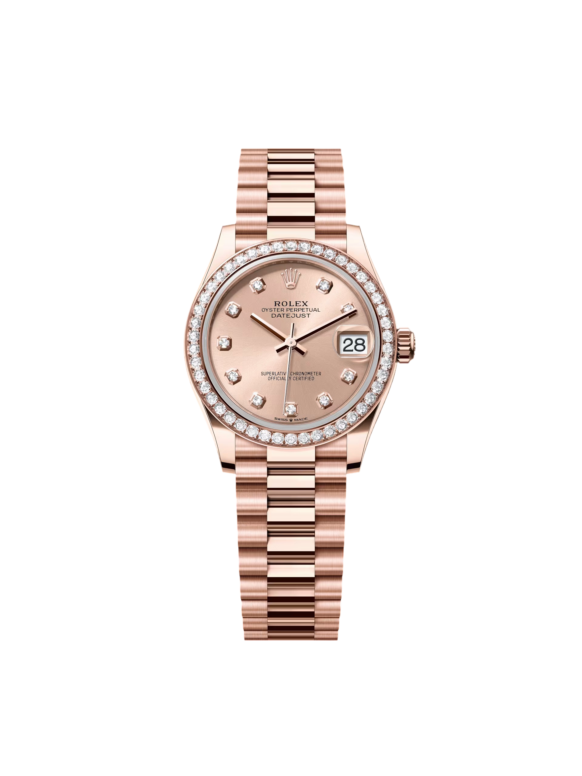 [2026 Mirror Grade]RLX Datejust m278285RBR-0025 Rosé Dial 31mm
