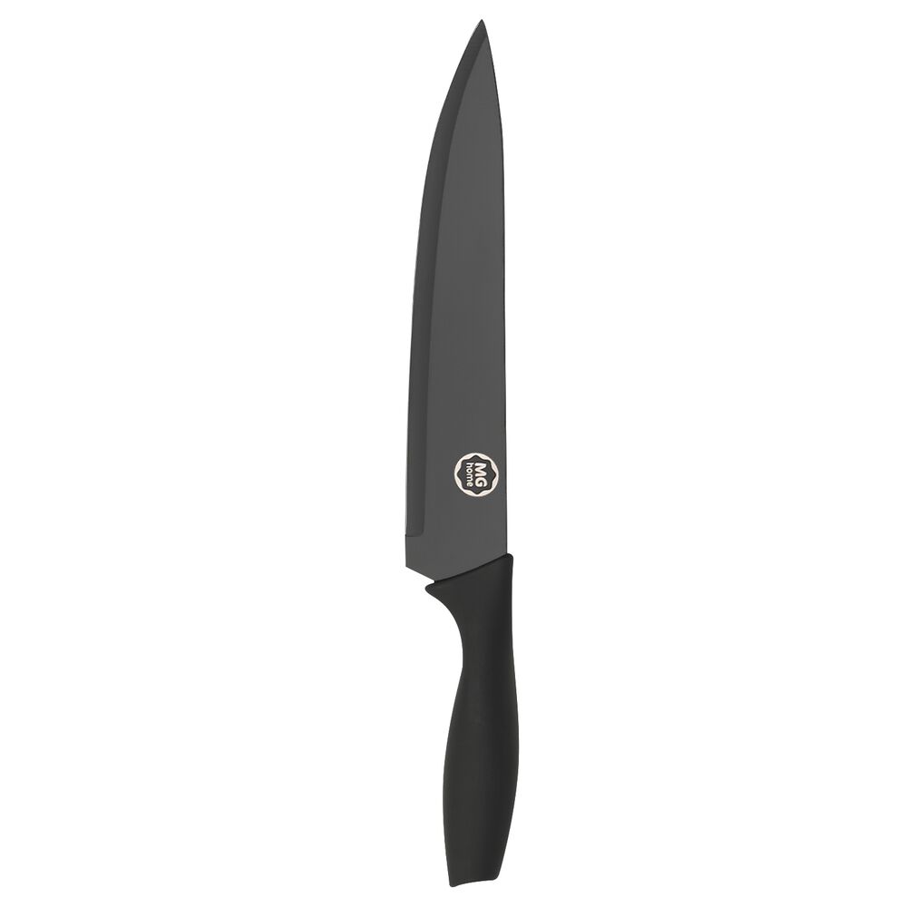 MG HOME Nóż szefa kuchni 8” MG Home Black, stal nierdzewna, czarny