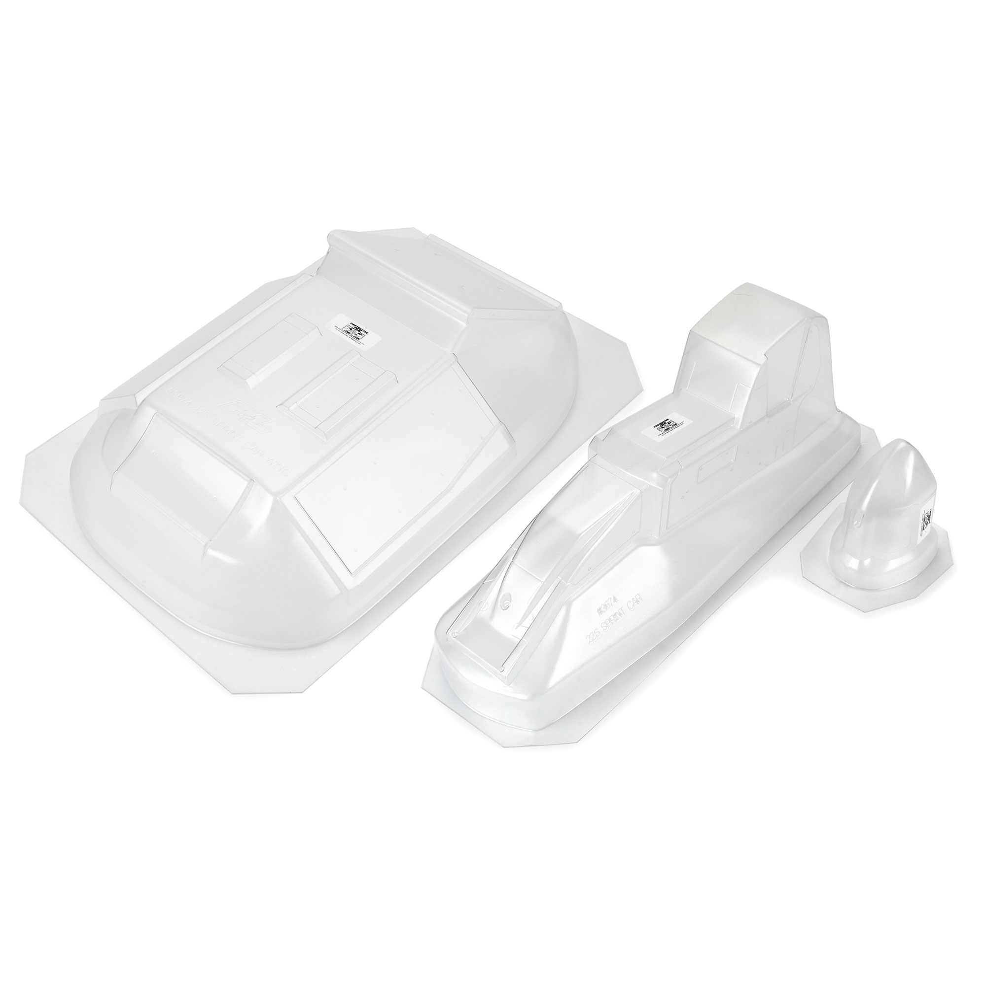 1/10 Sprint Car Light Weight Clear Body Panel Kit: Losi Sprint Car