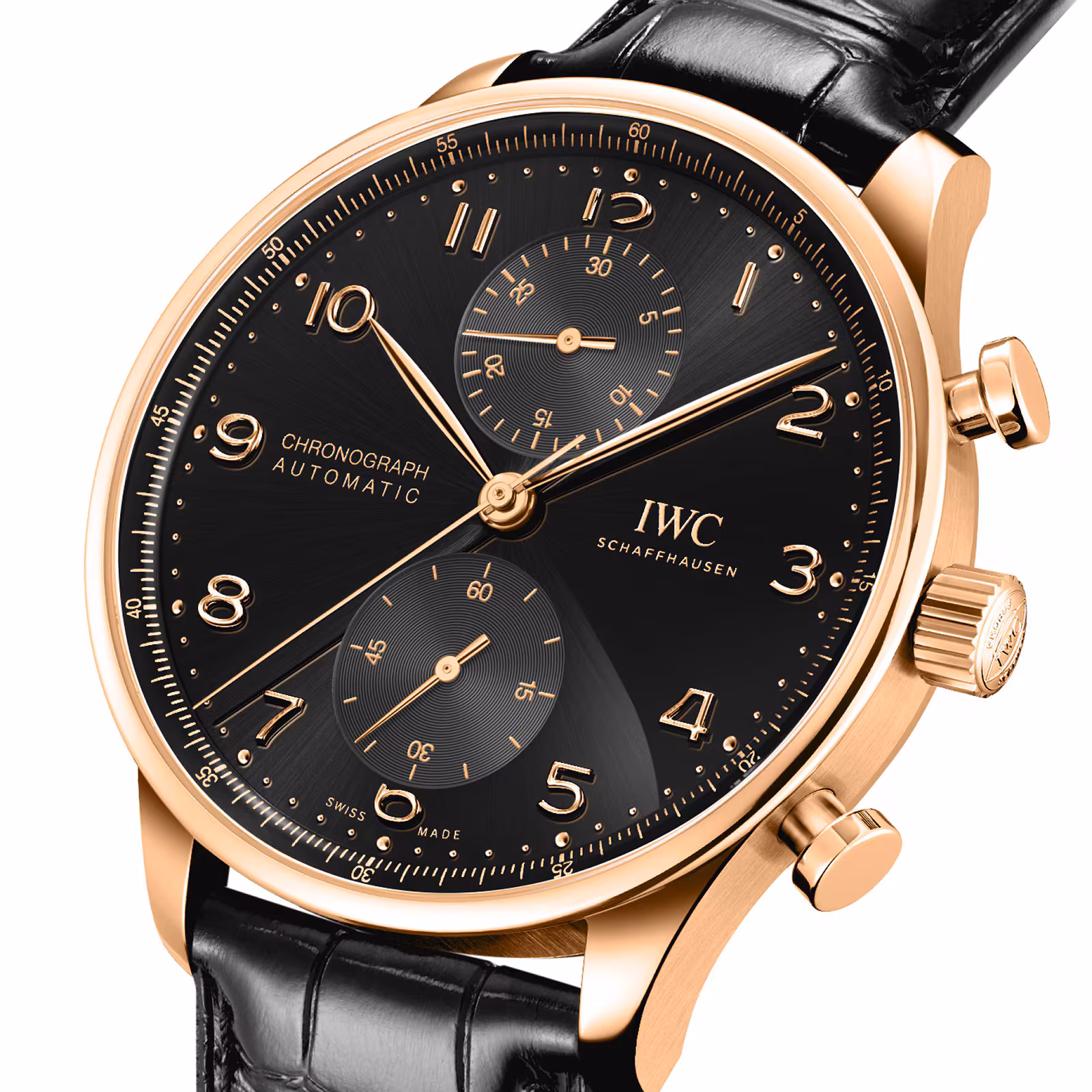 [2026 Mirror Grade]IWC Portugieser Chronograph 41 Obsidian IW371625